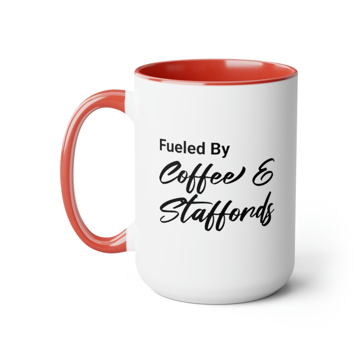 Fueled By Two-Tone Coffee Mug, 15oz