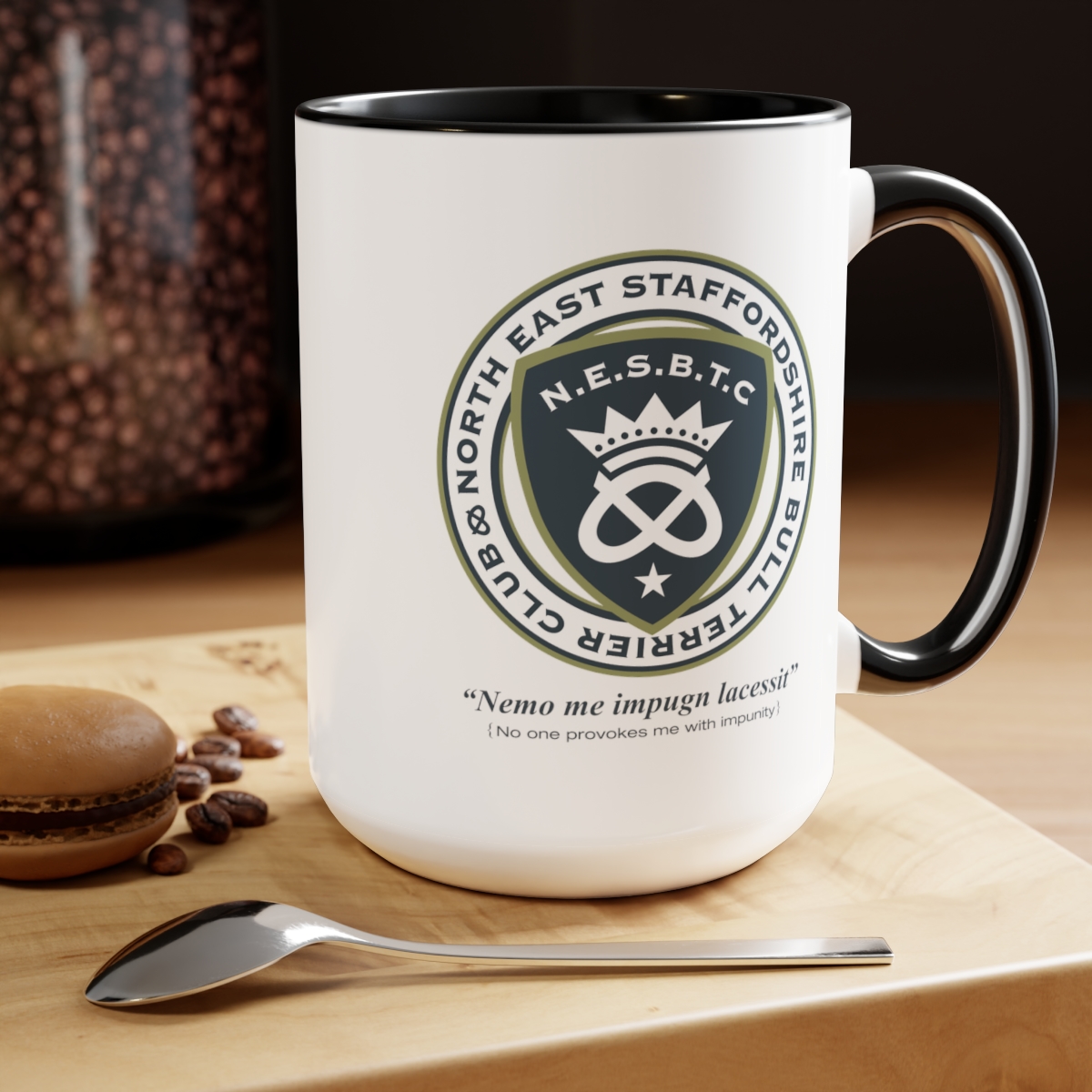 NESBTC Logo Two-Tone Coffee Mug, 15oz