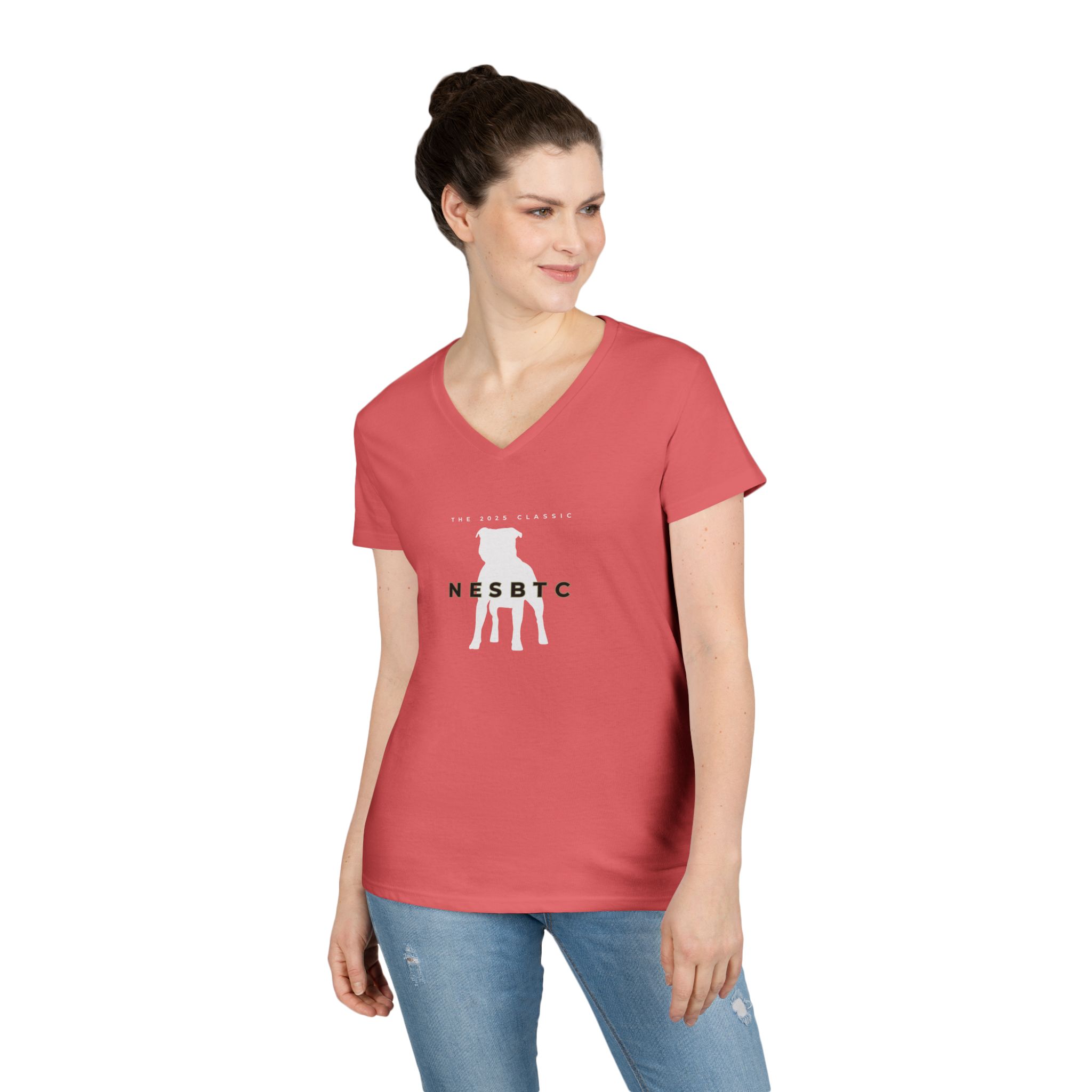 Classic 2025 Ladies’ V-Neck T-Shirt