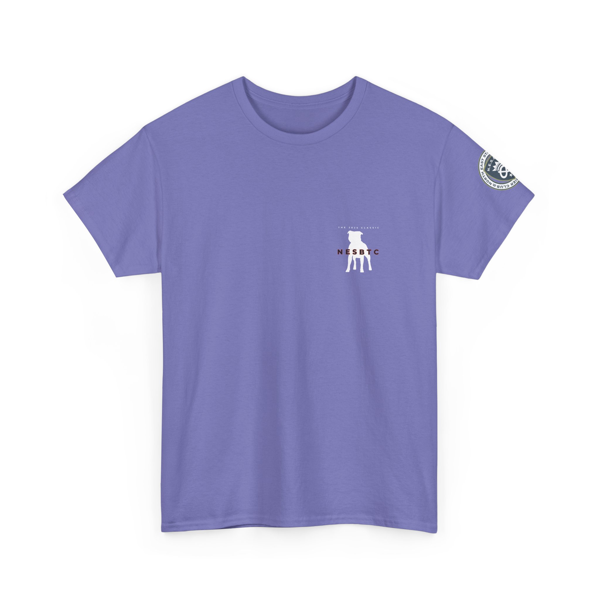 Classic 2025 Unisex Heavy Cotton Tee (Orange Border Small)