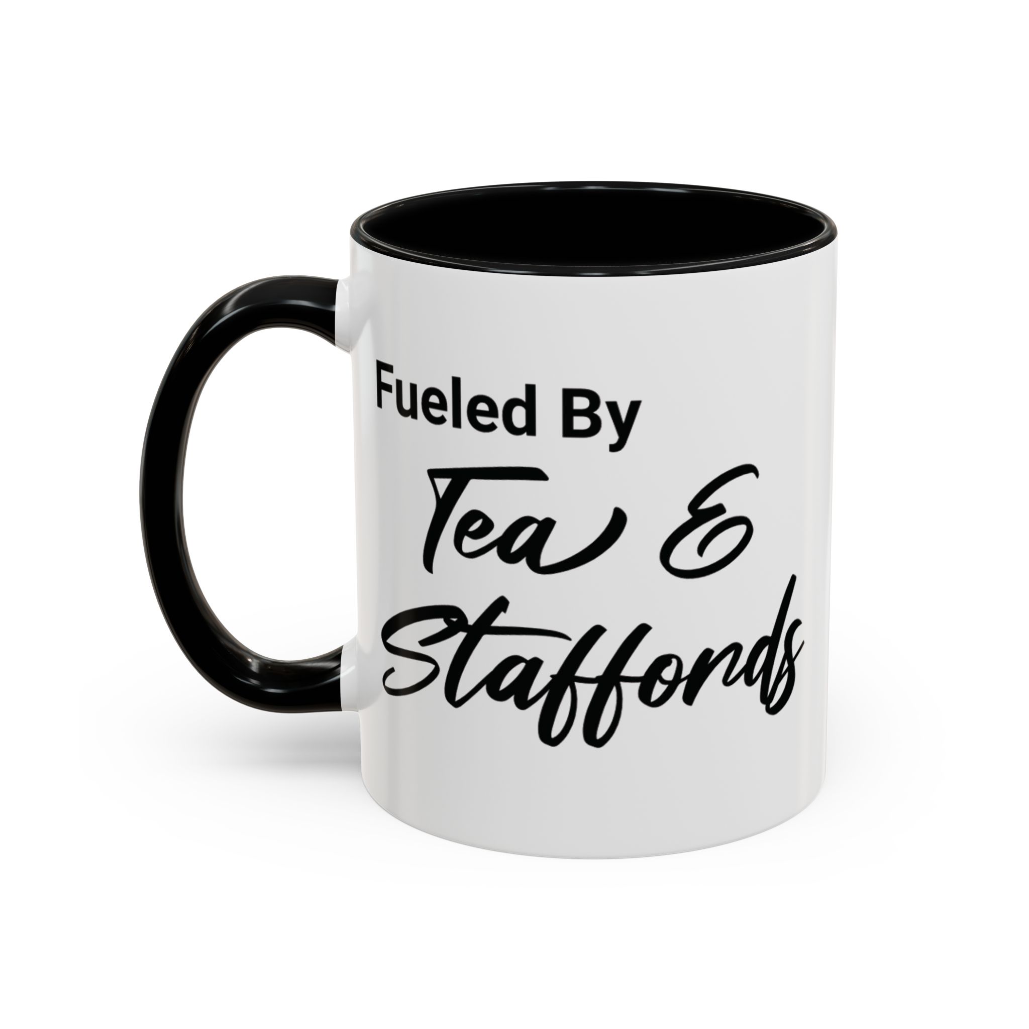 Fueled by Tea & Staffords Accent Coffee Mug (11oz, 15oz)